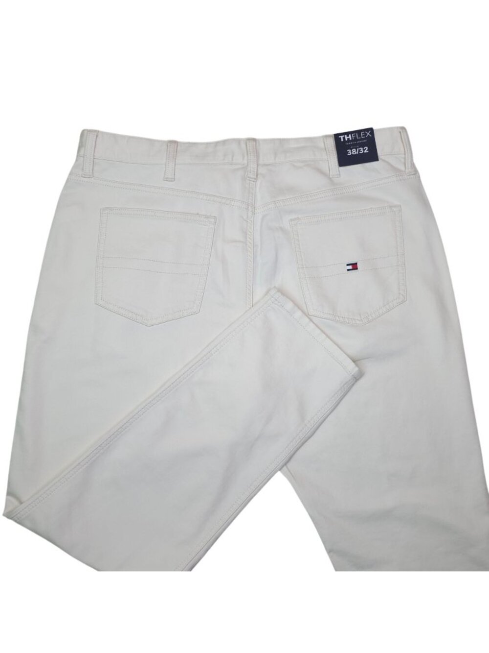 Tommy Hilfiger TH Flex Mens Chino Pants 38x30 Cotton Blend Stretch Casual